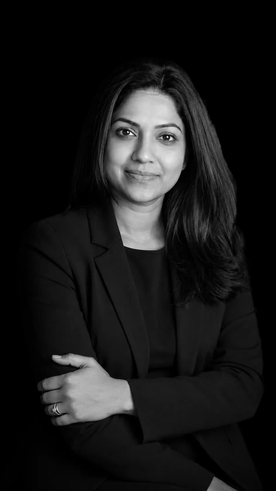 Shirali Shetty, Founder, seated portrait